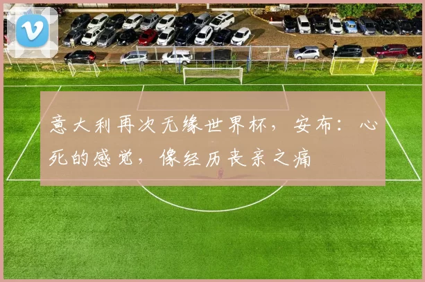 意大利再次无缘世界杯，安布：心死的感觉，像经历丧亲之痛